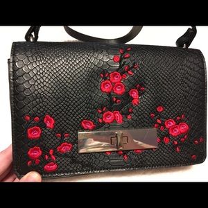 Mossimo Chinese Blossom Floral Satchel Purse